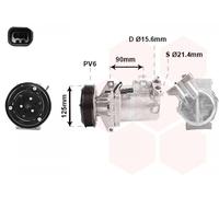 Compresseur Climatisation Compatible Pour Dacia Duster Lodgy 1.5 DCI 1.6