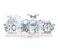 Compresseur Climatisation Compatible Pour Jaguar S-Type X200 X-Type CF1_ X400