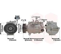 Compresseur Climatisation Compatible Pour Mercedes-Benz Classe B Classe A