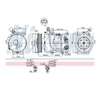 Compresseur Climatisation Compresseur Convient pour Hyundai i40 Cw