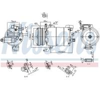 Compresseur Climatisation Compresseur D'Air Convient pour Ford Kuga II