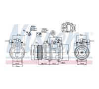 Compresseur Climatisation Compresseur D'Air Convient pour Kia Sorento I Jc