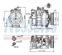 Compresseur Climatisation Convient pour Audi Q5 8RB 8R A4 Toute Route 8KH B8 8K5
