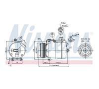 Compresseur Climatisation Convient pour BMW 5er 3er Alpina B3 Cabriolet
