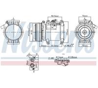 Compresseur Climatisation D'Air Convient pour Chevrolet Étincelle M300