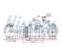 Compresseur Climatisation D'Air Convient pour Jeep Grand Cherokee II Wj Wg