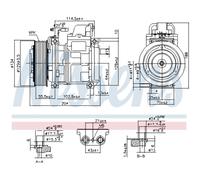 Compresseur Climatisation D'Air Convient pour Mercedes-Benz Vario Bus B670