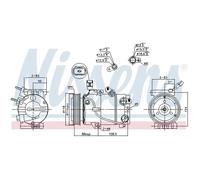 NISSENS 890239 Compresseur de clim