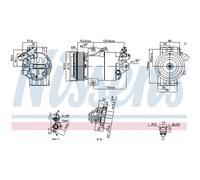Nissens Compresseur de climatisation 891012