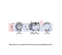 AKS DASIS 852659N Compresseur de climatisation
