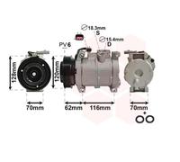 VAN WEZEL 0700K109 Compresseur de clim