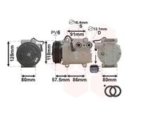 Compresseur Climatisation Pour Ford Fiesta VI Mazda 2 1.4 MZR-CD 1.6