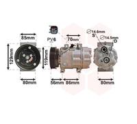 VAN WEZEL 1800K378 Compresseur de clim