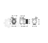 Compresseur Climatisation Pour Hyundai Elantra Berline 1.6 An.00-06