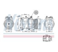 Compresseur Climatisation Pour Land Rover Discovery II L318 LT_ RANGE LP