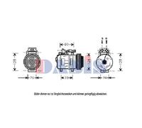 AKS DASIS 850360N Compresseur de clim