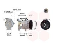 Compresseur Climatisation Pour Toyota Hilux VII Pick-Up 2.5 D 4WD