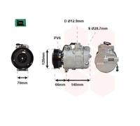 Compresseur Climatisation Pour VW Passat 2.8 4Motion Audi A6 Avant A4