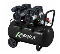 Compresseur 2 x 1 cv sur cuve 50 l silencieux - Ribimex