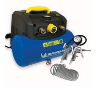 Compresseur d’air Michelin 6L 8 bar 1,5 cv Fonctionne sans huile + kit de gonflage