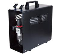 Compresseur d'aérographe professionnel Fengda FD-186A avec 3L réservoir, 4Bar autostop/3Bar Start/silencieux/sans huile pour passe-temps, tatouage, et autres applications à l'aérographe