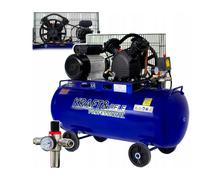 Compresseur D'air 100L 2,8kW 8bar 480L/min 2 Cylindres Atelier