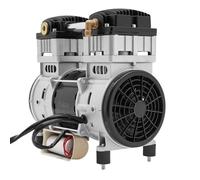 Compresseur d'air 1500 W Tête de pompe 220 V 1380 tr/minMoteur en cuivre pur avec 2 silencieux externes et 4 pieds amortissants Silencieux Excellente dissipation de la chaleur