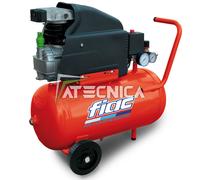 Compresseur d'air 24 L Fiac Cosmos 225 avec roues de transport puissance 1,5 Kw