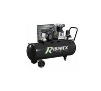 Compresseur 3cv sur cuve 100 l courroie bicylindre - Ribimex