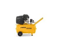 Compresseur d'air 50L 10Bar 3CV 2200W Bi-cylindre 145 Psi, sur roues Ateliers et Chantiers