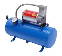 Compresseur d'air 6L DC 12V Air Compressor Moteur à noyau en cuivre à haute puissance 38 x 14 x 30 150 Psi Pression de travail max. Compresseur silencieux portable Compresseur d'air sans huile