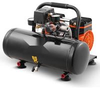 Compresseur d'air 8L - 120 PSI - 860W Compresseur silencieux - Compresseur d'air silencieux pour l'atelier et la maison - portable et efficace