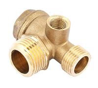 Compresseur d'air Clapet Anti-retour Clapet anti-retour mâle à 3 voies Raccord en laiton à 3 voies