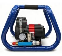 Compresseur d'air comprimé sans fil compatible avec batterie Makita 18 V, compresseur d'air portable silencieux, compresseur d'air sans huile, pression maximale 8 bar, capacité de bouteille de gaz de