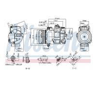 NISSENS 890696 Compresseur de climatisation