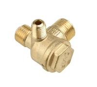 Compresseur d'air de remplacement de clapet anti-retour en laiton | Accessoires de vanne d'arrêt de clapets anti-retour de pompe à air(16x14x10mm)