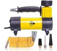 Compresseur d'air DUNLOP 12V 96W 100PSI - Gonflage Rapide Pneus Auto & Vélo, Compact, Portable, Facile à Utiliser