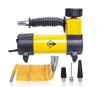Compresseur d'air DUNLOP 12V 96W 100PSI - Gonflage Rapide Pneus Auto & Vélo, Compact, Portable, Facile à Utiliser