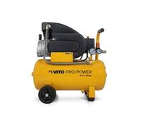 VITO - Compresseur d'air 24L Silencieux 10 bar 145 PSI 2.5 CV Débit 206 L/min