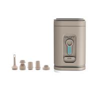 Compresseur d'air électrique compact avec lumières multifonction pour football, volley-ball, basket-ball, intérieur/extérieur, camping, intérieur, équipement de camping, usage domestique, amateurs de
