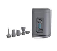 Compresseur d'air électrique compact avec lumières multifonction pour football, volley-ball, basket-ball, intérieur/extérieur, camping, intérieur, équipement de camping, usage domestique, amateurs de
