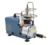 Compresseur d'air électrique PCP 300 bar 1800 W, refroidissement à eau et compression à deux niveaux, avec accessoires, pompe à air haute pression pour fusil à air, paintball, bouteille de plongée