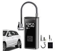 Compresseur d'air électrique, pompe à air pour voiture électrique | Gonfleur de pneu compact pour voiture | Le gonfleur de pneu portatif sans fil numérique pour l'efficacité de la avec la conc