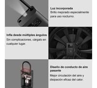 Compresseur d'air électrique portable Xiaomi, gonfleur avec affichage numérique de la pression des pneus, batterie 2000 mAh, pour vélo, trottinette électrique, ballon et voiture.