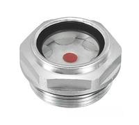 Compresseur d'air en verre M30*.5 Aluminium 1 pièce Compresseur d'air en caoutchouc et verre Changement d'huile et de température pour machines et textiles