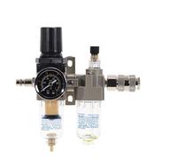 Compresseur d'air Filtre à huile Régulateur Séparateur d'eau 0-1MPa 150PSI Deux pièces AC2010-02 pour systèmes pneumatiques, outil d'entretien essentiel