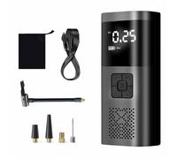 Compresseur d'air, gonfleur de pneus de voiture enfichable et filaire, pompe à vélo, 4 modes de gonflage, affichage numérique,