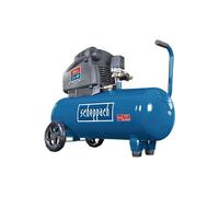 Compresseur d'air horizontal a double cylindres Scheppach HC105DC - 100L - 2200 W - 10 bars - 2,5 CV