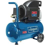 Compresseur d'air horizontal Scheppach HC26 - 24L - 1500 W - 8 bars (Livré avec 280 ml d’huile) sans accessoires
