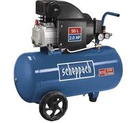 Compresseur d'air horizontal Scheppach HC54 - 50L - 1500 W - 8 bars - 2 CV